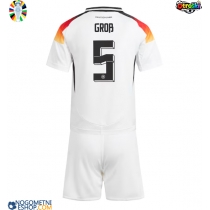 Otroški Nogometni dresi Nemčija Pascal Gross #5 Domači EP 2024 Kratek Rokav (+ Kratke hlače)